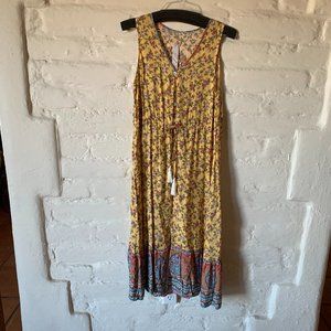 NWT Ladies Floral Maxi Dress Size XL